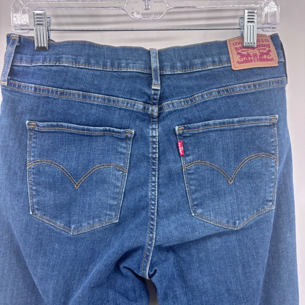 Levi's 720 High Rise Super Skinny Jeans Size 30 Dark Wash Denim Women 29" inseam - Picture 7 of 7